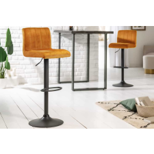 INVICTA Bárszék Pretty mustársárga bársony / 109 cm bútor
