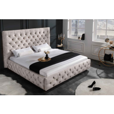 INVICTA Design ágy Laney 160 x 200 cm pezsgő bársony ágy és ágykellék