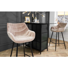 INVICTA Design bárszék Kiara pezsgő bársony bútor
