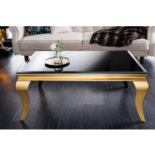 INVICTA Design dohányzóasztal Rococo 100 cm fekete / arany bútor