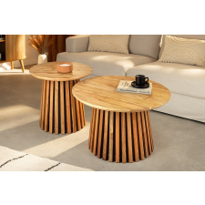 INVICTA Design dohányzóasztal Wadeline akác 2 db-os szett bútor