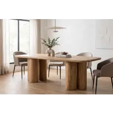 INVICTA Design étkezőasztal Modeco 240 cm mangó bútor