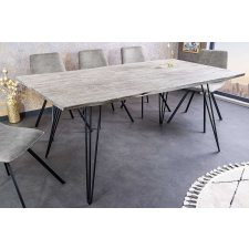 INVICTA Design étkezőasztal Shayla 140 cm szürke akác bútor