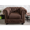 INVICTA Design fotel Chesterfield II antik barna