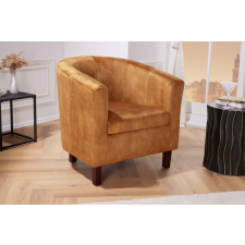 INVICTA Design fotel Lyric mustársárga bársony bútor