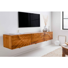 INVICTA Design függő TV asztal Shayla 160 cm barna mangó bútor