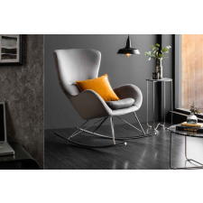 INVICTA Design hintaszék Sweden II szürke bársony bútor