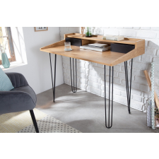 INVICTA Design íróasztal Kiana II 110 cm tölgy mintázatú bútor