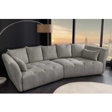 INVICTA Design kanapé Bellaria 295 cm XL szürke bouclé bútor