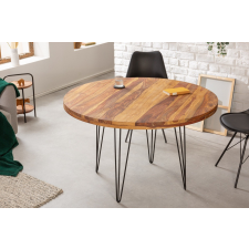INVICTA Design kerek étkezőasztal Elegant 120 cm Sheesham bútor