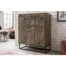 INVICTA Design magas komód Shayla 120 cm szürke akác bútor
