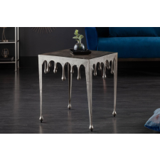 INVICTA Design oldalsó asztal Gwendolyn L 50 cm ezüst bútor