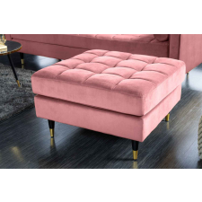 INVICTA Design puff Adan 80 cm rózsaszín bársony bútor