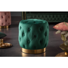 INVICTA Design puff Rococo 37 cm sötétzöld bútor