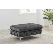 INVICTA Design puff Rococo sötétszürke bútor