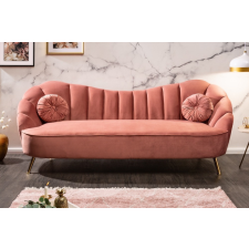 INVICTA Design ülőgarnitúra Adalia 220 cm rózsaszín bársony bútor
