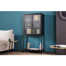 INVICTA Design vitrin Damaris 150 cm fekete bútor
