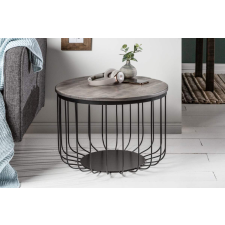 INVICTA Dohányzóasztal Unity Loft 56 cm szürke mangó bútor