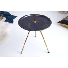 INVICTA SIMPLY CLEVER kék és arany lerakóasztal 42cm bútor