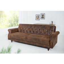 INVICTA Stílusos ágyazható kanapé Scarlet II 220 cm antik barna bútor