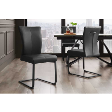 INVICTA Szánkótalpas szék Bull II fekete bútor