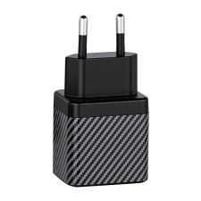 INVZI GaN II 2x USB-C Hálózati töltő - Fekete (45W) (GH4512EU) mobiltelefon kellék