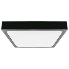  IP44 mennyezeti LED lámpatest - négyzet (18W) hideg fehér, fekete (225 mm) világítás