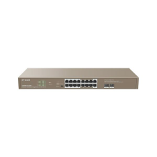 IP-COM 16x 1Gbps PoE + 2x SFP switch (G1118P-16-250W) (G1118P-16-250W) - Ethernet Switch hub és switch