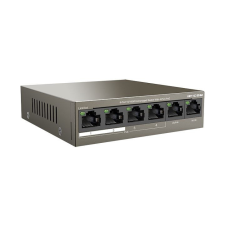 IP-COM F1106P-4-63W 6-Port 10/100M Desktop Switch with 4-Port PoE hub és switch