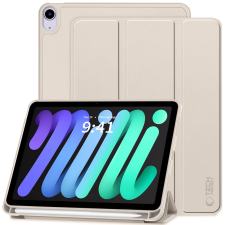  iPad mini 6 2021 tablettok - arany smart case, ceruza tartóval ﻿ tablet tok