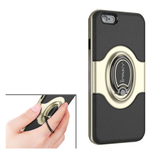 IPAKY Apple iPhone 6 Plus / 6S Plus Védőtok gyűrűvel - Arany tok és táska