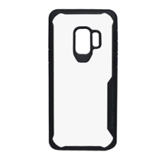 IPAKY műanyag telefonvédő (szilikon keret, közepesen ütésálló, átlátszó hátlap) FEKETE | GP-74840 tok és táska