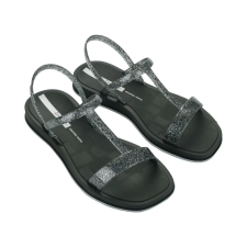  Ipanema Glow Trendy női szandál - fekete/ezüst női szandál
