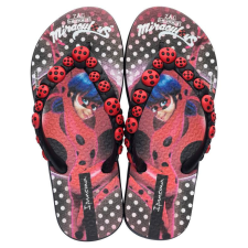Ipanema Ladybug gyerek papucs - fekete/piros gyerek papucs, mamusz