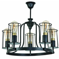  Ipari loft mennyezeti lámpa fekete színben TORI 12-440 világítás