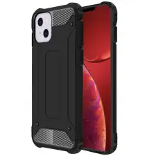  iPhone 13 mini Telefontok - Defender II fekete ütésálló hátlap tok tok és táska