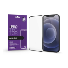  iPhone 13 Pro Védőfólia - Xprotector Nano Glass kijelzővédő fólia fekete kerettel mobiltelefon kellék
