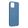  iPhone 14 (6.1") szilikon tok, hátlap tok, kék, matt, velúr belső, Forcell Silicone Lite