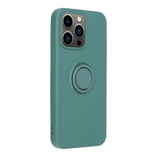 iPhone 14 Pro Max Telefontok - Forcell Silicone Ring zöld tok kitámasztóval tok és táska