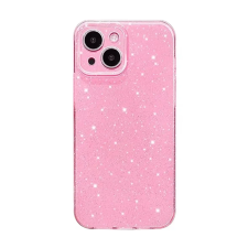  iPhone 14 telefontok- Larte shiny - pink csillámos hátlap tok tok és táska