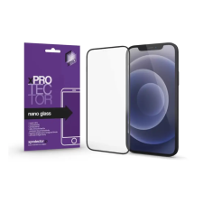  iPhone 14 Védőfólia- Xprotector Nano Glass kijelzővédő fólia fekete kerettel mobiltelefon kellék