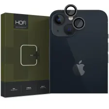  iPhone 15 Plus - HOFI kameralencse fekete védőkeret mobiltelefon kellék