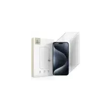  iPhone 15 Pro Max Tech-protect Bundle 10-pack üvegfólia Clear mobiltelefon kellék