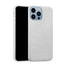  iPhone 15 Pro Max Telefontok - Ezüst Shiny tok tok és táska