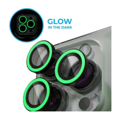 iPhone 16 Plus - Luminous zöld - üveg, kameralencse védőkeret mobiltelefon kellék