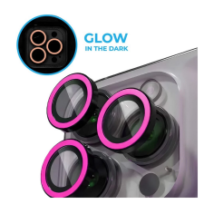  iPhone 16 Pro Max - Luminous pink - üveg, kameralencse védőkeret mobiltelefon kellék
