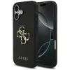  iPhone 17 Guess Grained Big 4G & Classic Logo fekete tok