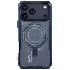  iPhone 17 Pro Skinarma Magma Mágneses Töltés kék tok