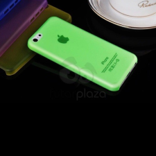 Iphone 5C matt műanyag tok - zöld tok és táska