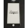  iPhone 7 / 8 / SE 2020 / SE 2022 üvegfólia, tempered glass, előlapi, 3D, edzett, hajlított, fekete-k